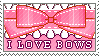 i love bows